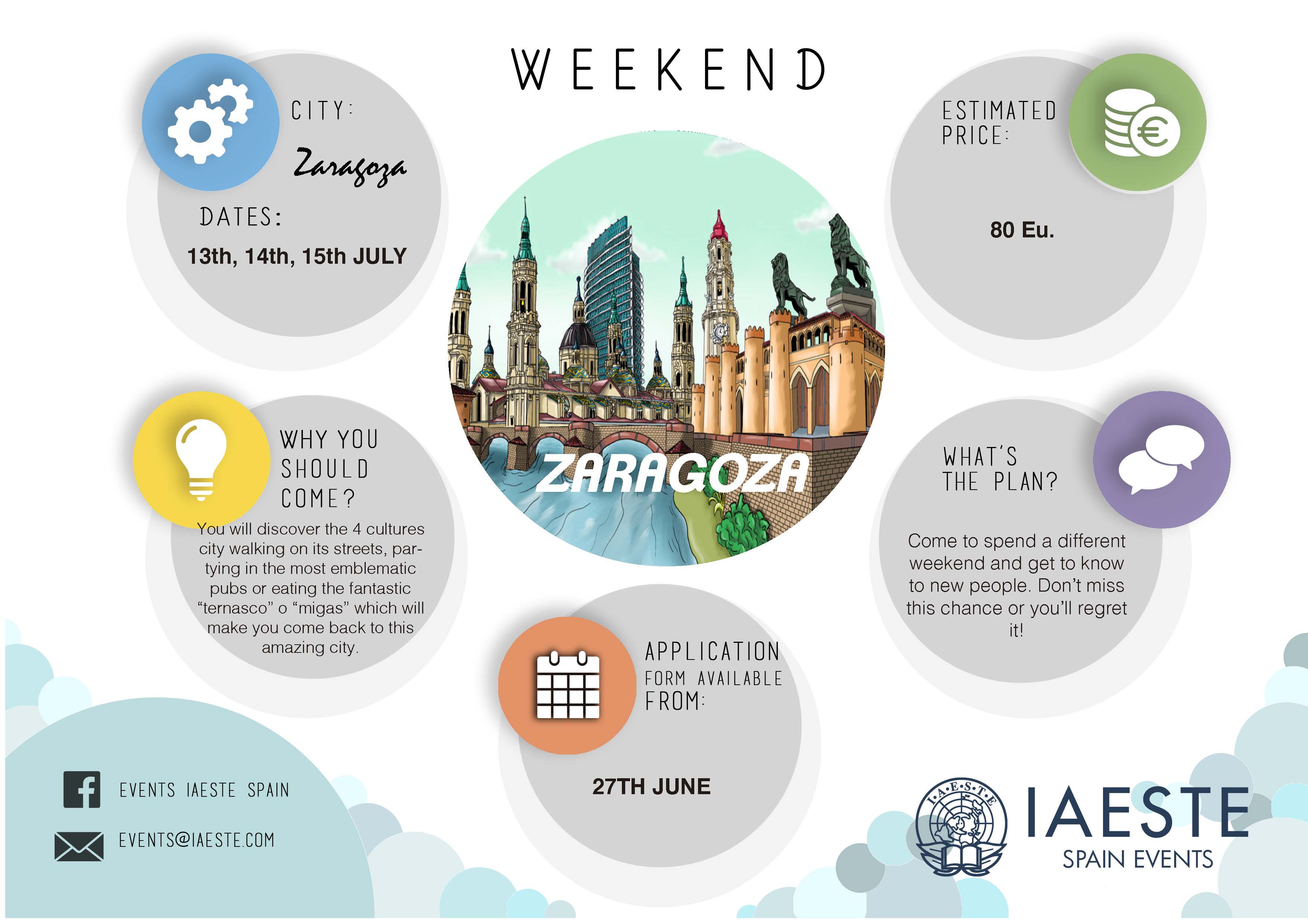 1.weekend zaragoza 2018